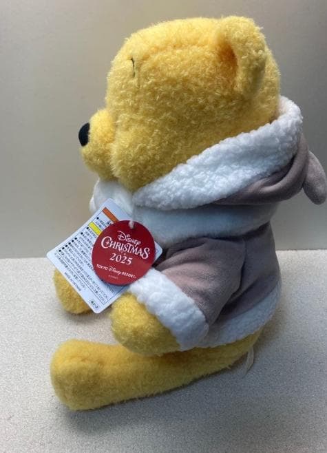 プーさん　ぬいぐるみ　クリスマス　ディズニー　2025 くまのプー