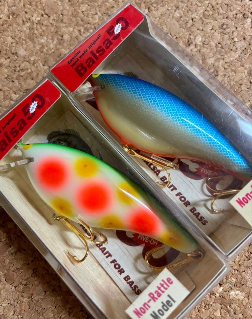 【レア】バルサ50 シャッド　オリジナル　ノンラトルモデル　4個セット