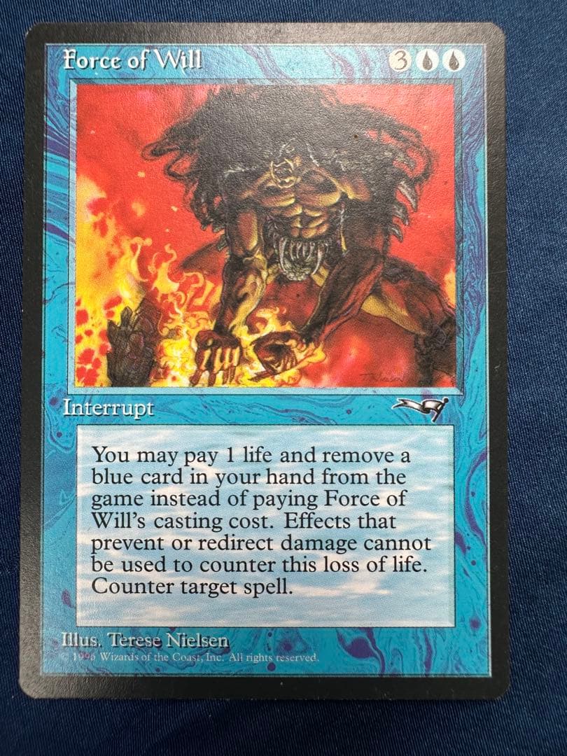Force of Will 意志の力 英語版 4枚 アライアンス MTG