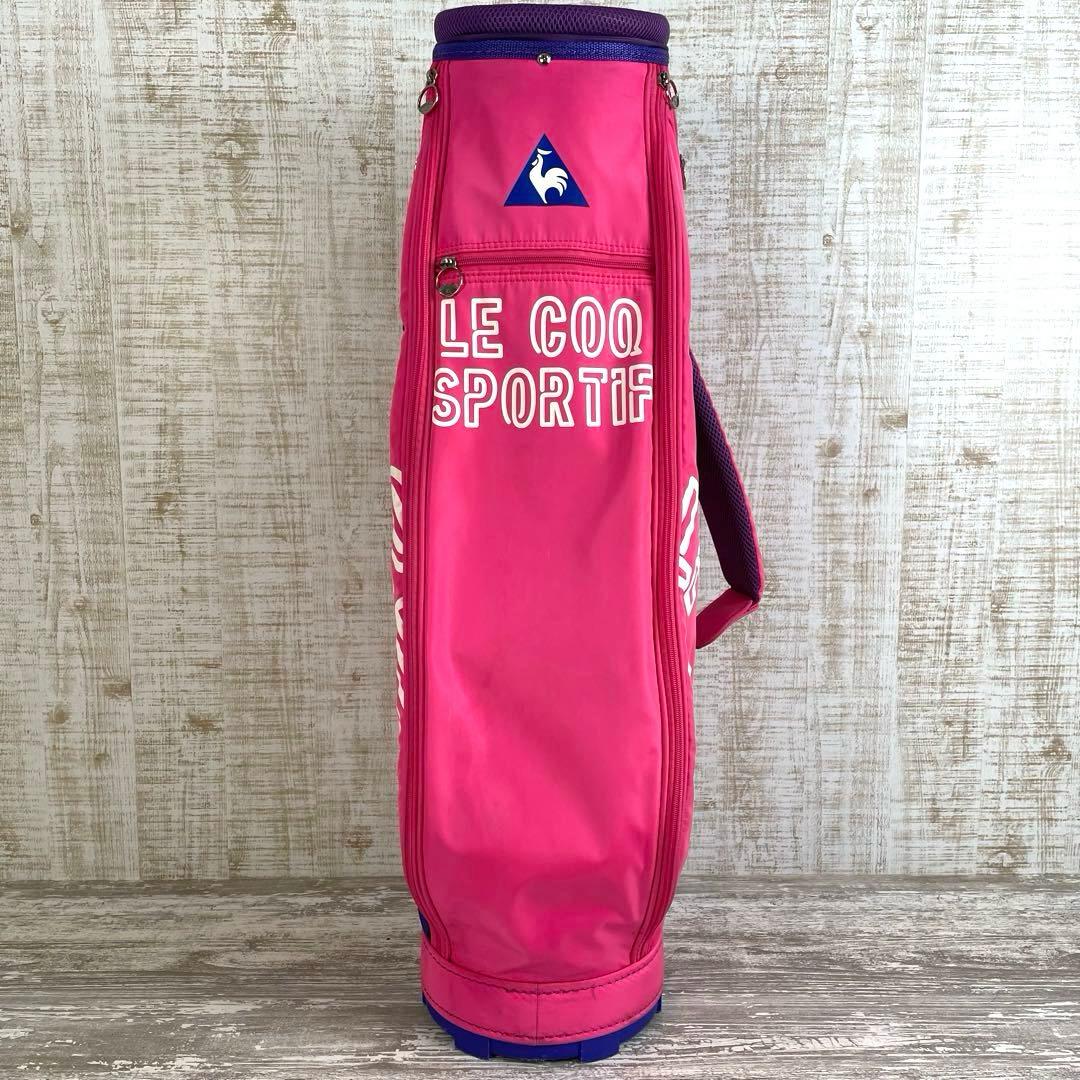 le coq sportif GOLF レディースキャディバッグ　ピンク　超軽量