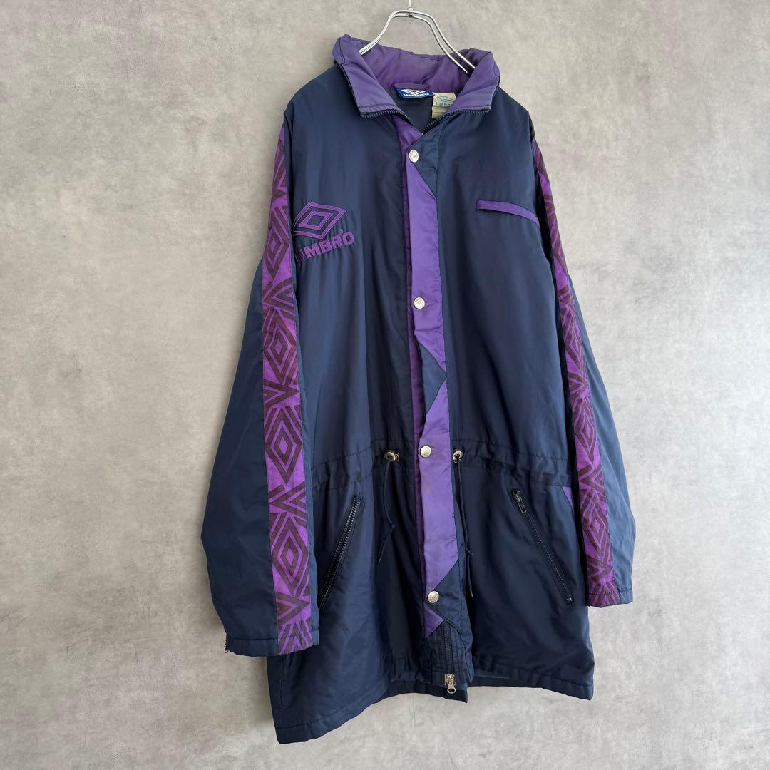 90s UMBRO アンブロ ベンチコート ナイロンジャケット XL