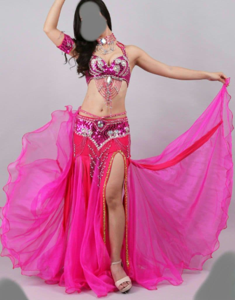 【新品】ベリーダンス　衣装　ピンク