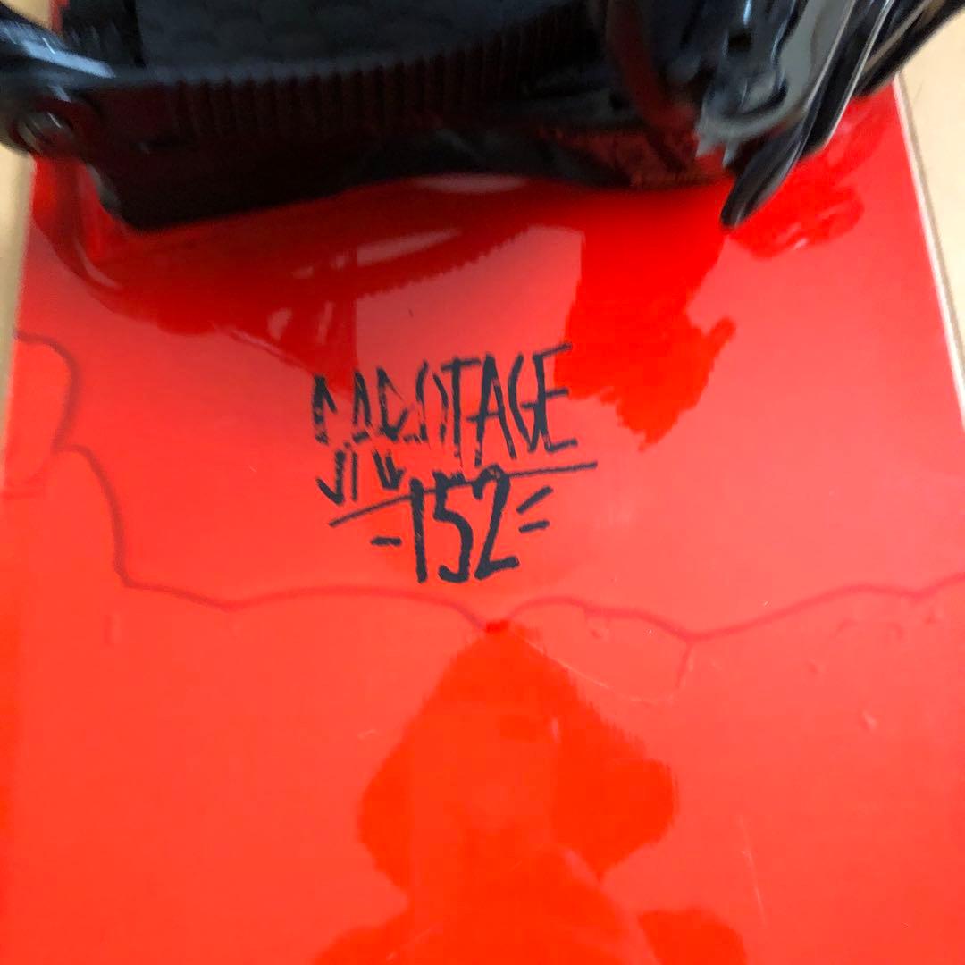 スノーボードサロモン、サボタージュ、サイズ152、ビンディングアルペンオリジナル