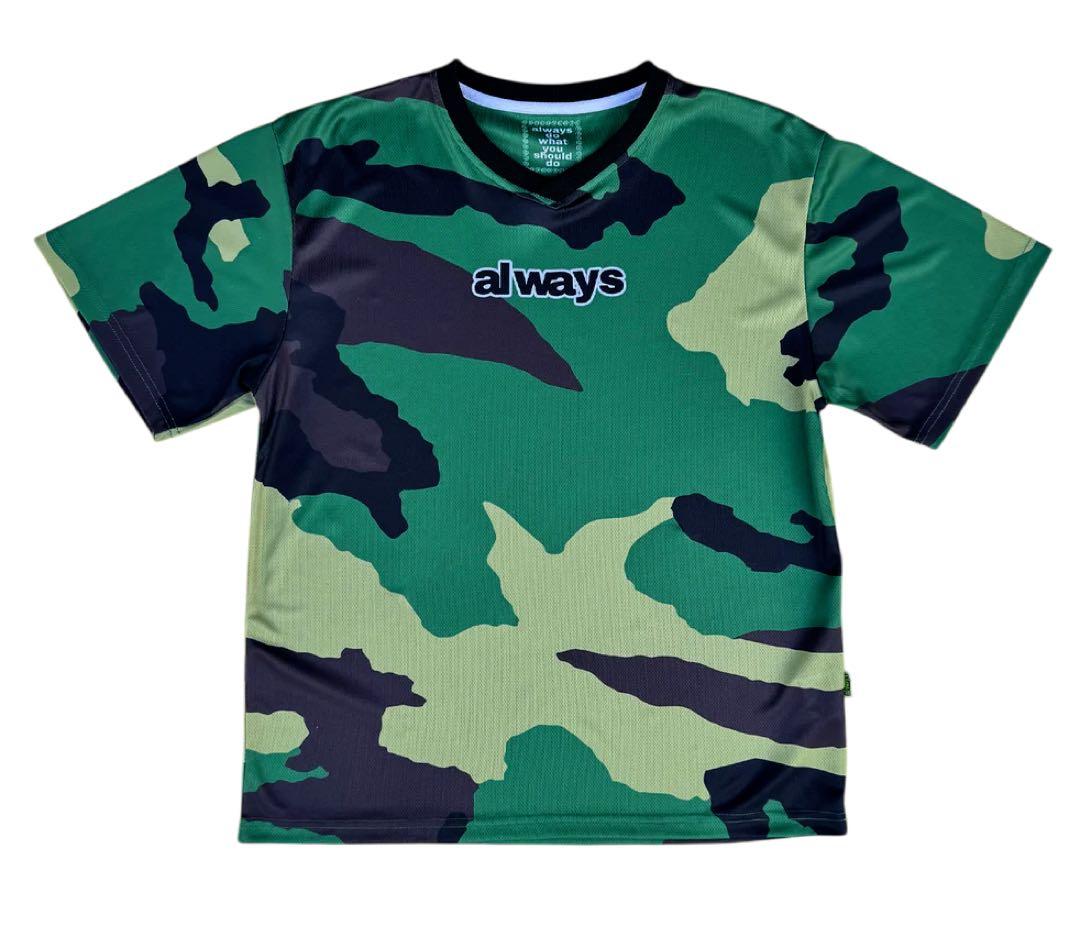 Always do what you should do 迷彩フットボールシャツ