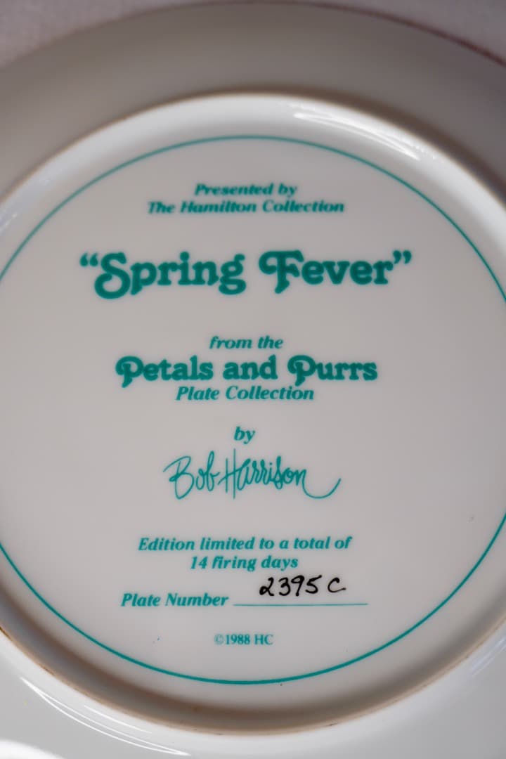 イギリス ヴィンテージ 猫 絵皿 3枚セット コレクションプレート