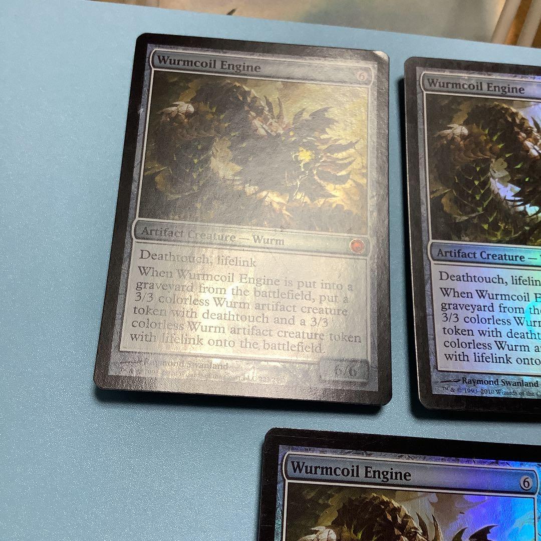 *バラ売り可*  ワームとぐろエンジン　SOM英語foil 3枚セット