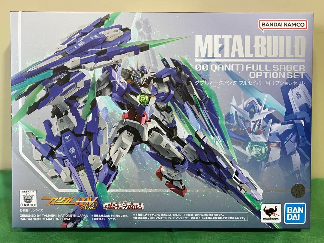 【中古品】　メタルビルド　ダブルオークアンタ　フルセイバー　オプションセット品