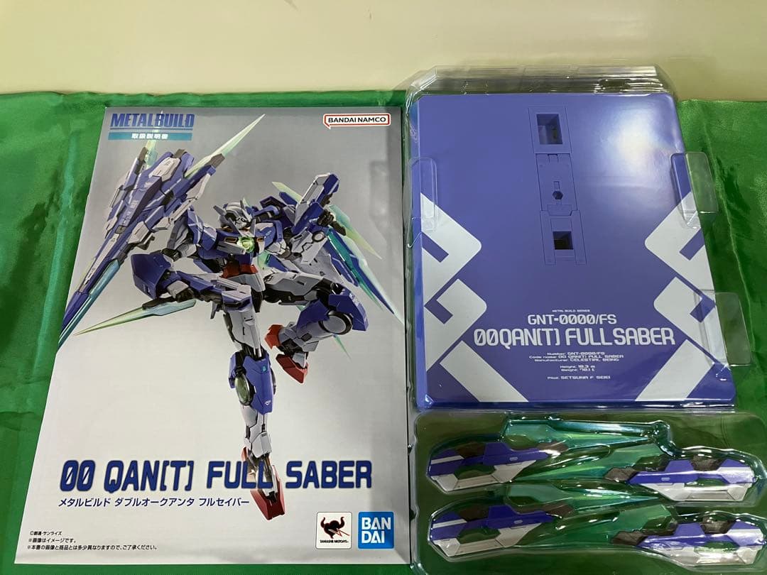 【中古品】　メタルビルド　ダブルオークアンタ　フルセイバー　オプションセット品