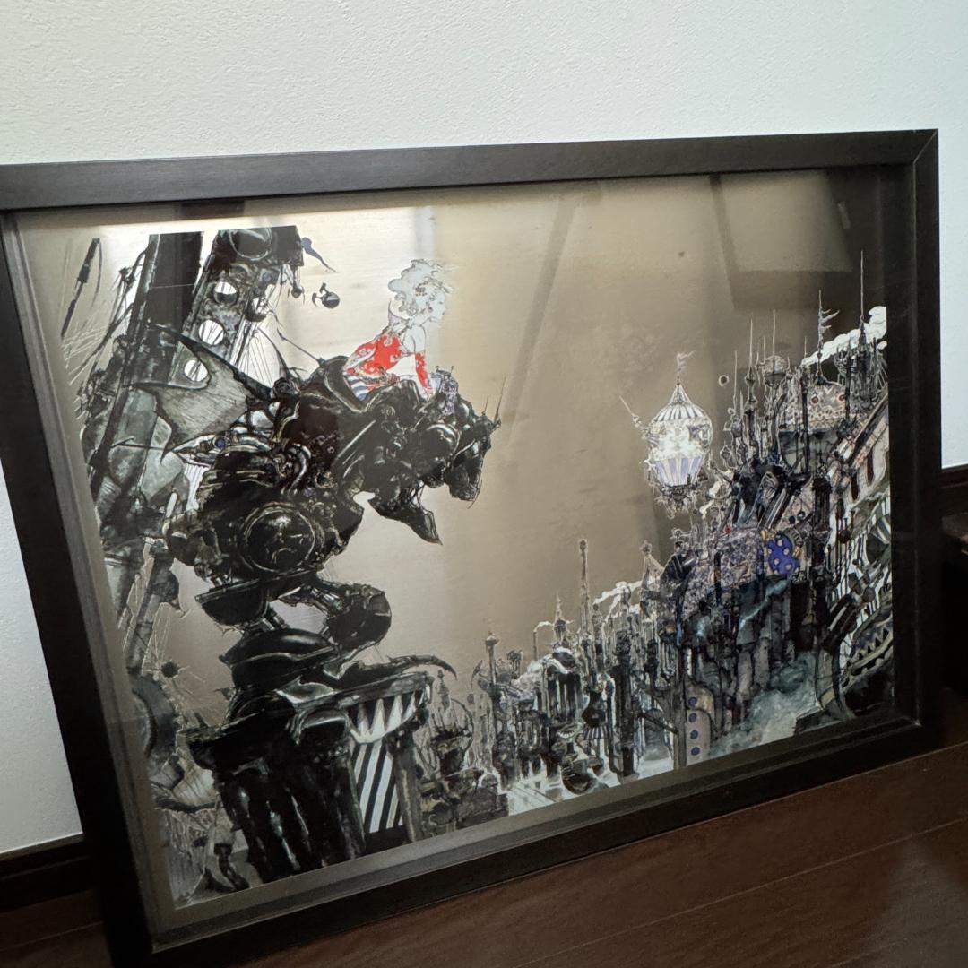 天野喜孝　FF6 街DX 版画 ティナ 魔導アーマー ファイナルファンタジー