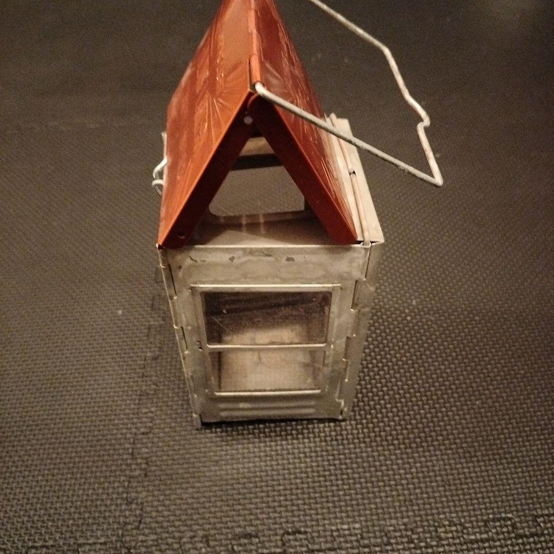 60'sビンテージ東京TOPキャンドルランタン 屋根型 フォールディングランタン