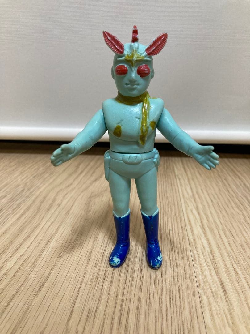 当時物　希少　イナズマン ソフビ ブルマァク