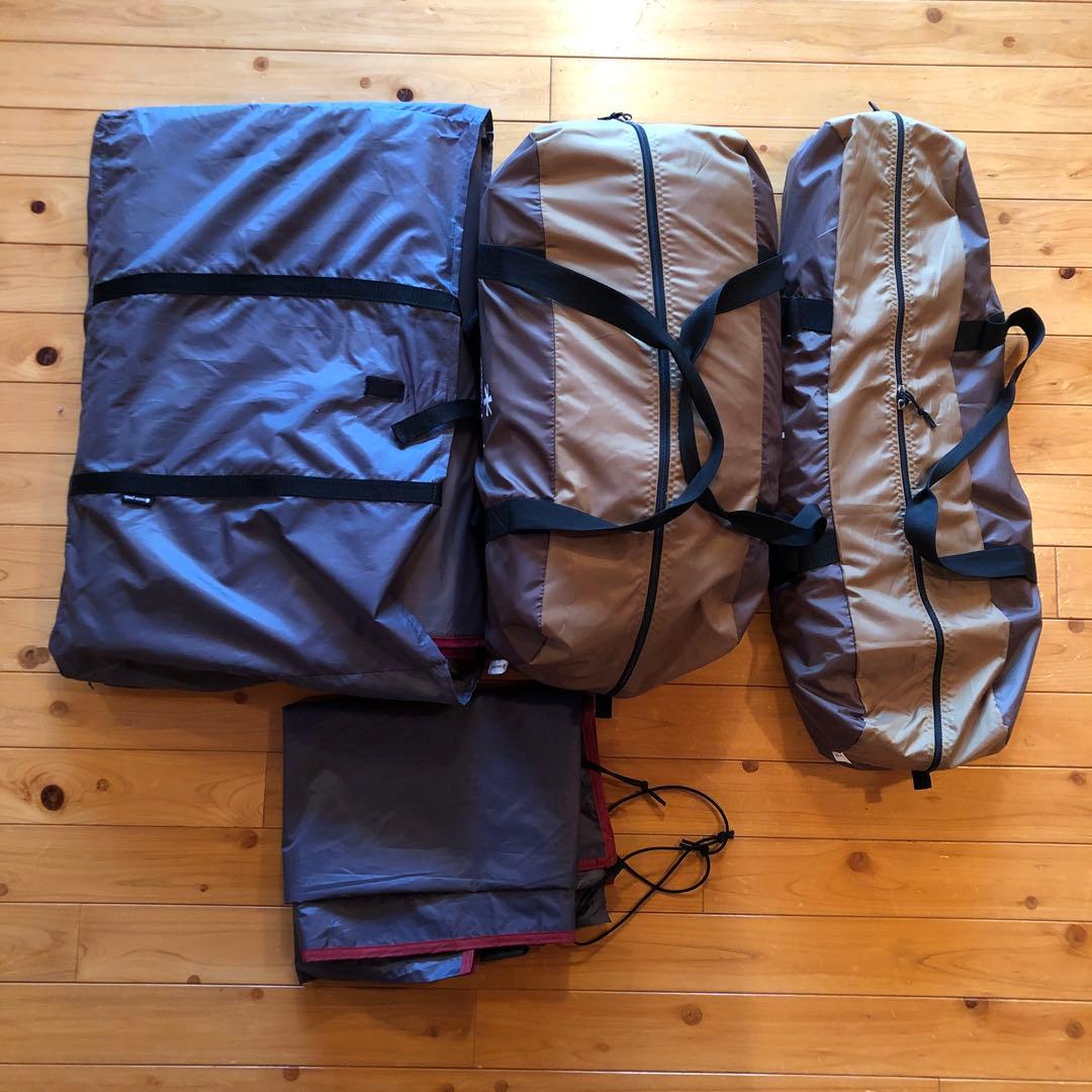 スノーピーク・エントリーパックTT グラウンドシート、インナーマットのセット