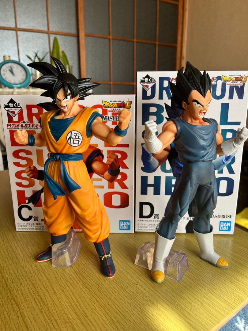N*T様 一番くじドラゴンボール スーパーヒーロー 悟空 ベジータ フィギュアセ