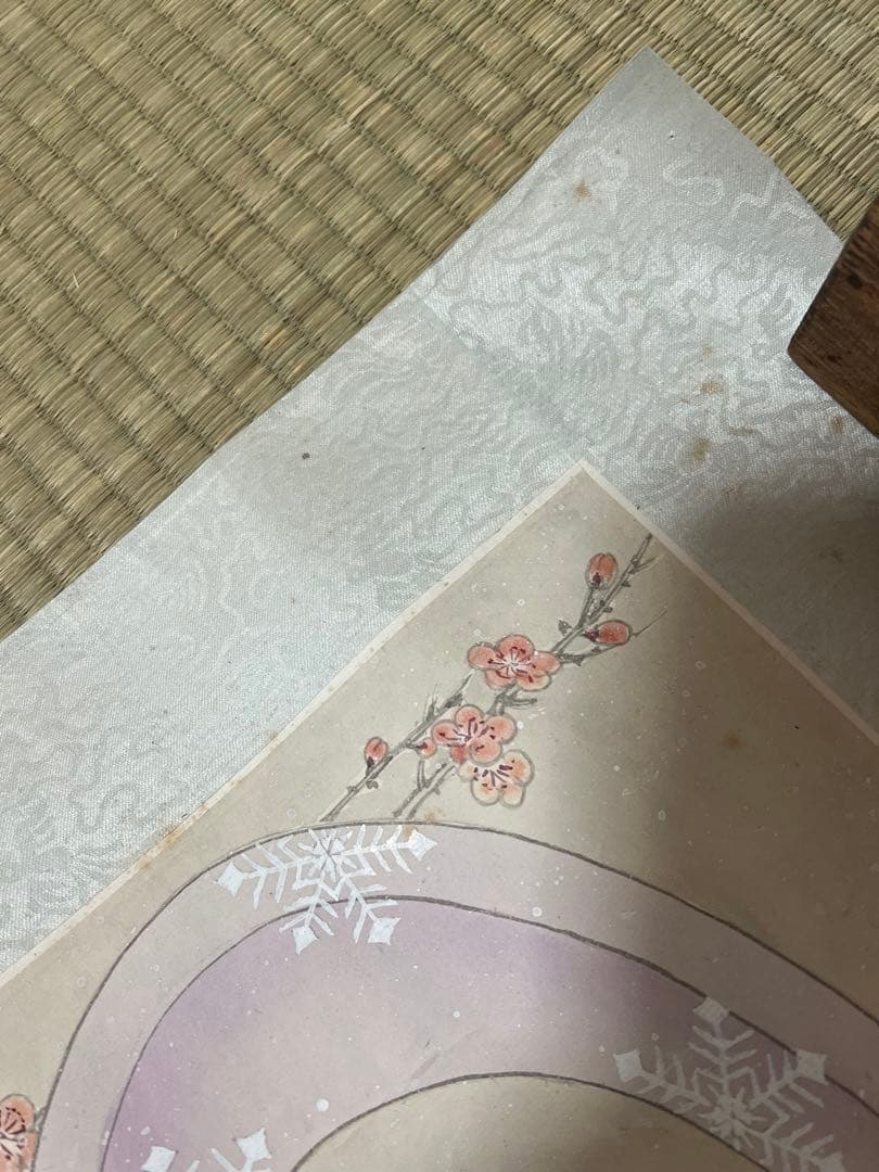 まくり　中国画 馬毅［天女ノ図］紙本　肉筆！