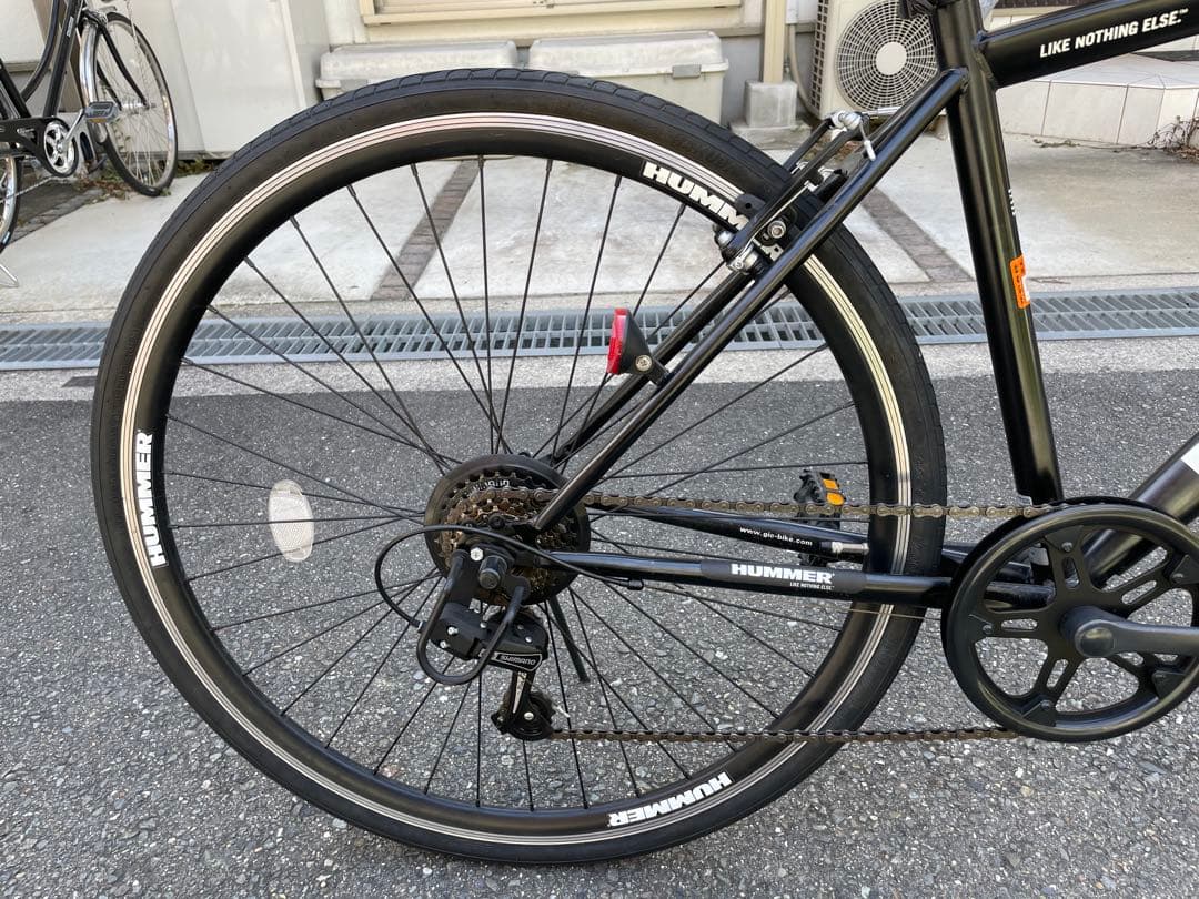 お値下中！HUMMER クロスバイク ブラック【大阪引取に限る】