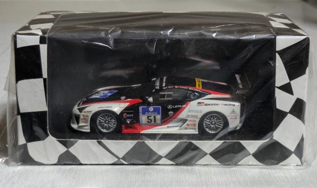 希少 エブロ 1/43 LEXUS LF-A ニュル24時間 2010 2台