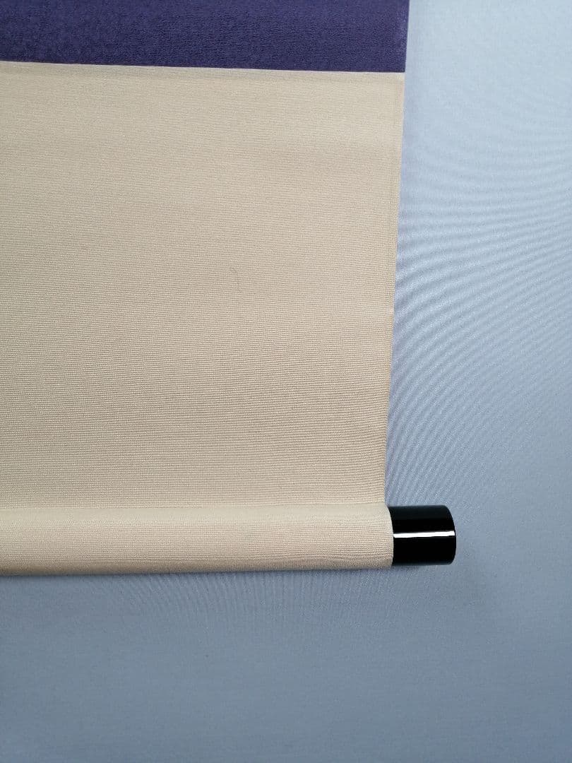 【茶道具】大徳寺　足立泰道和尚筆『鷹』富士に茄子画賛　茶掛　B783