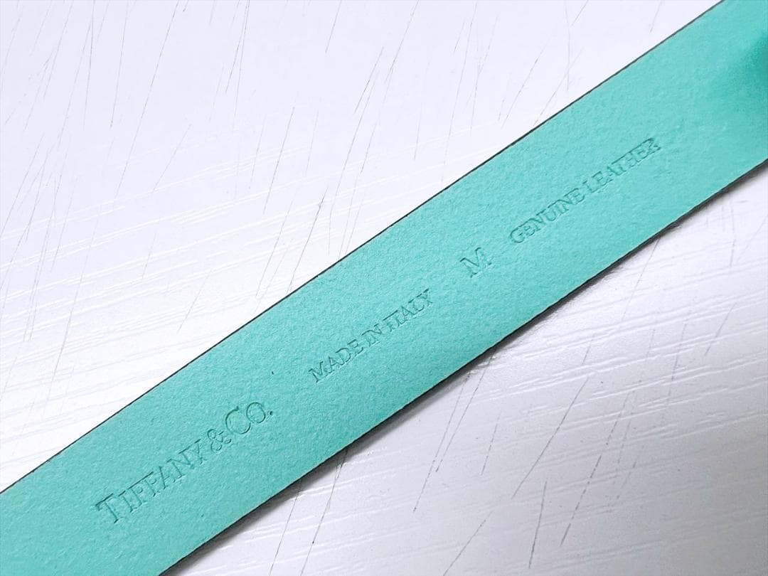 未使用保管　ティファニー　ティファニーブルー　ロゴ　ペットカラー　首輪　M