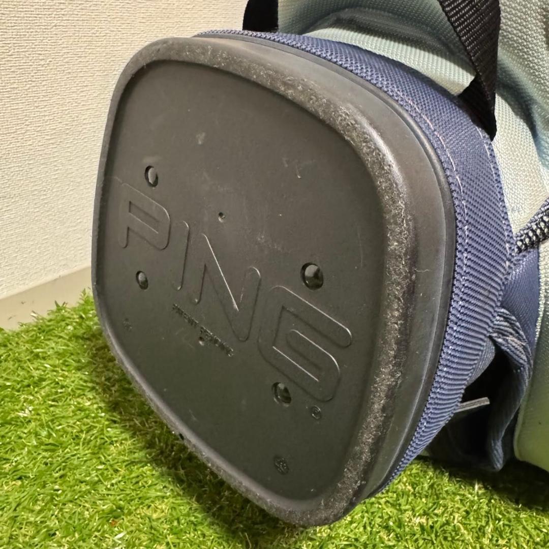 PING ピン キャディバッグ explore ゴルフバッグ ネイビー グレー