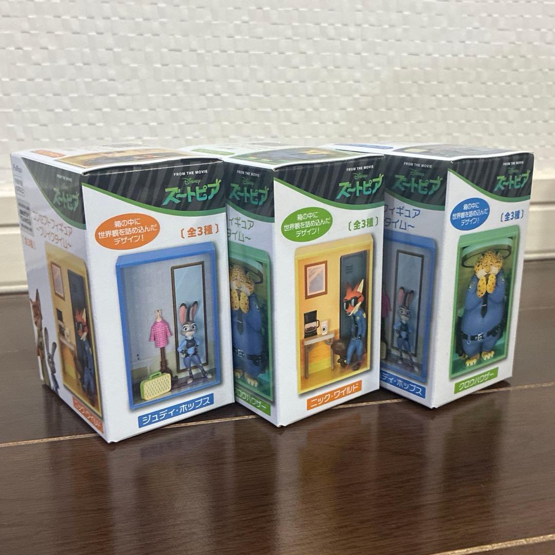 べ*ー様 ズートピア2 モニタートップ フィギュア コンセプトフィギュア　5点