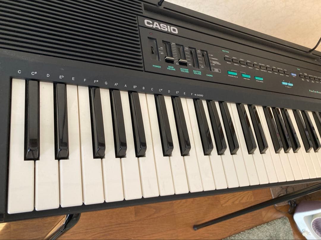 Casiotone CT-607 スタンド、譜面台、アダプター付