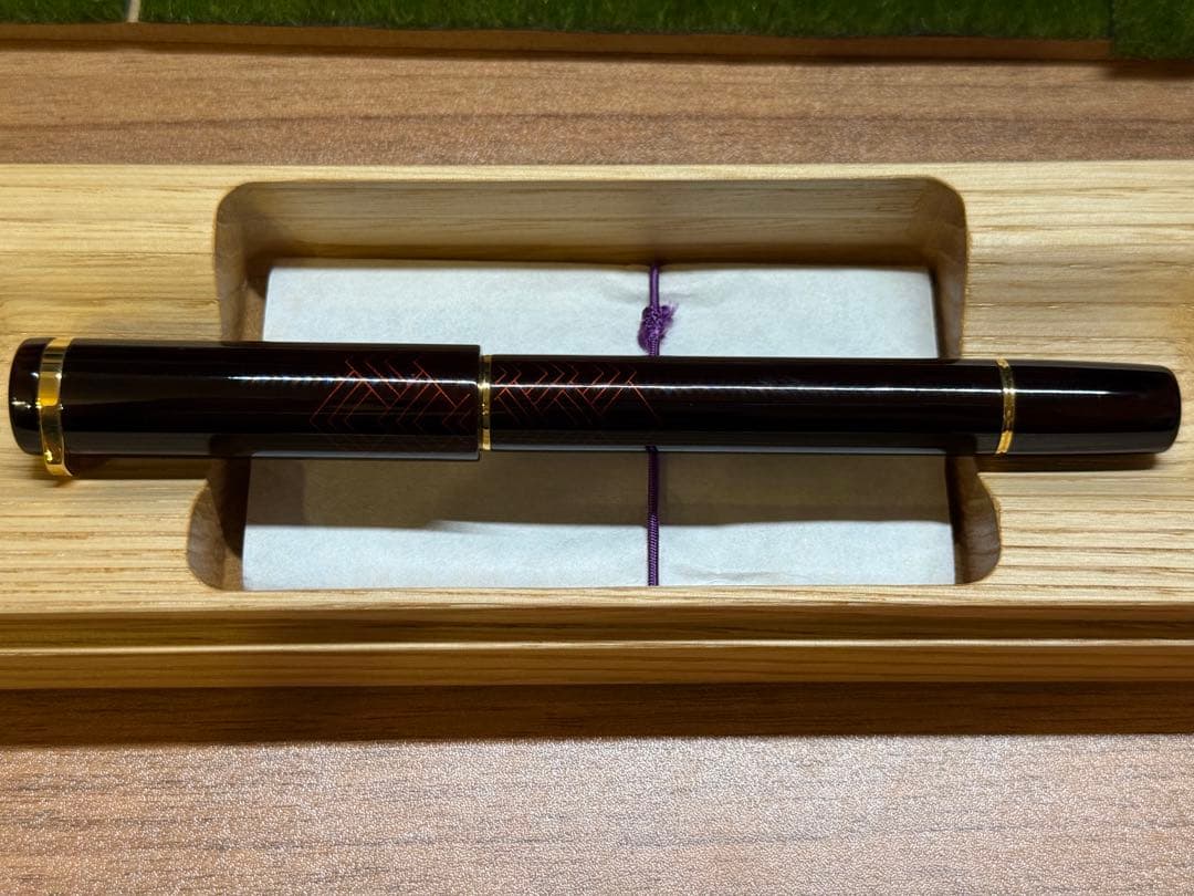 セーラー万年筆　截金　海浪　えなみ　21金　細字F