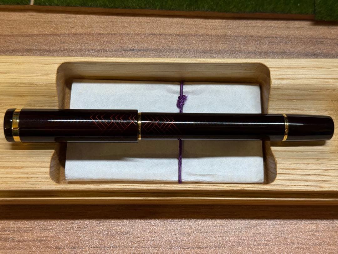 セーラー万年筆　截金　海浪　えなみ　21金　細字F