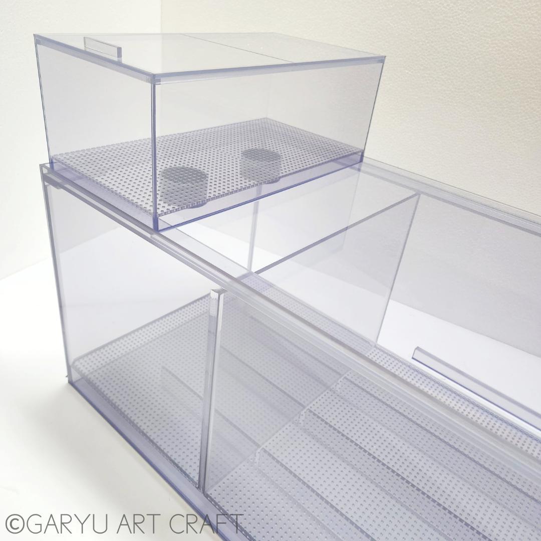 □大型3層式濾過槽□1200×400×300h□オーバーフロー水槽用□