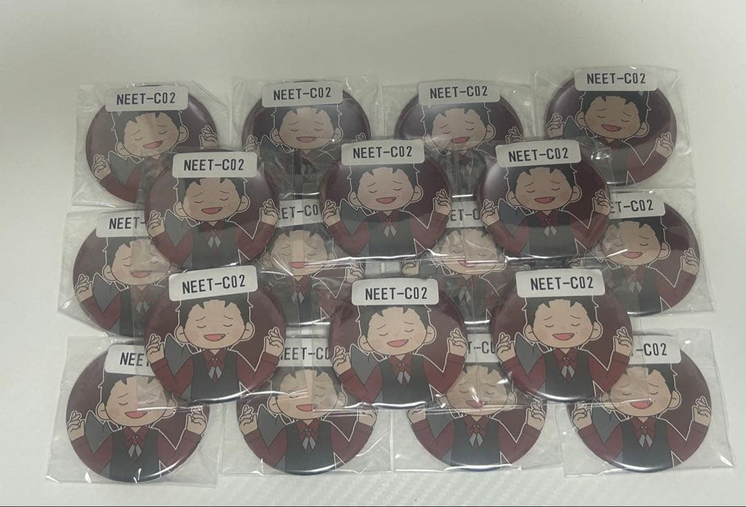 ニート部ウェブポン　缶バッジ　DD