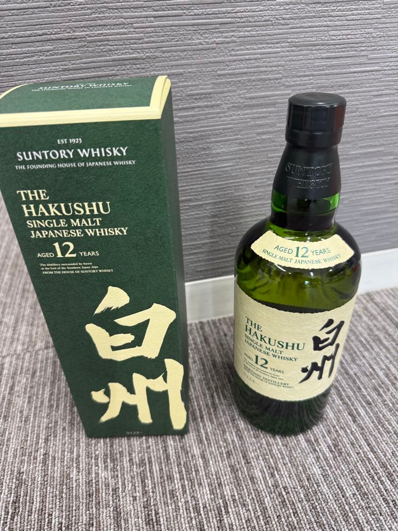 SUNTORY THE HAKUSHU 12年 シングルモルトウイスキー 箱入り