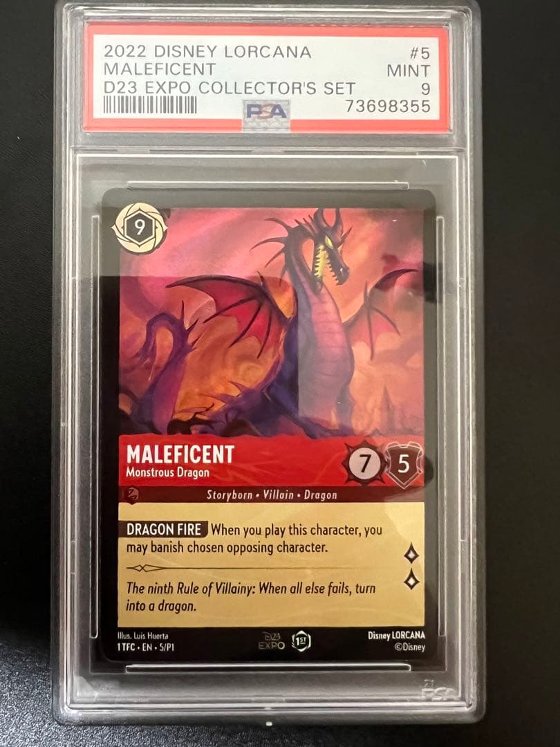 Disney LORCANA マレフィセント　ディズニー　ロルカナ　psa9