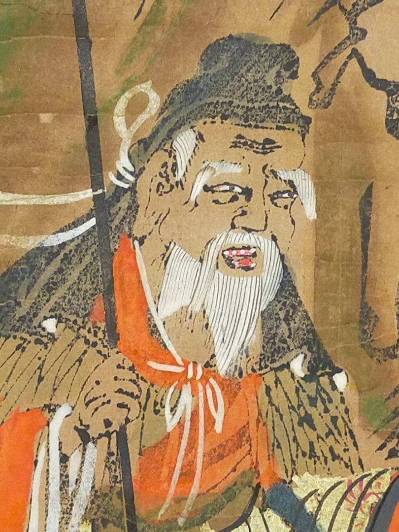 ♥木版画　東南院　掛軸　掛け軸　骨董品　寺院　仏閣　浮世絵