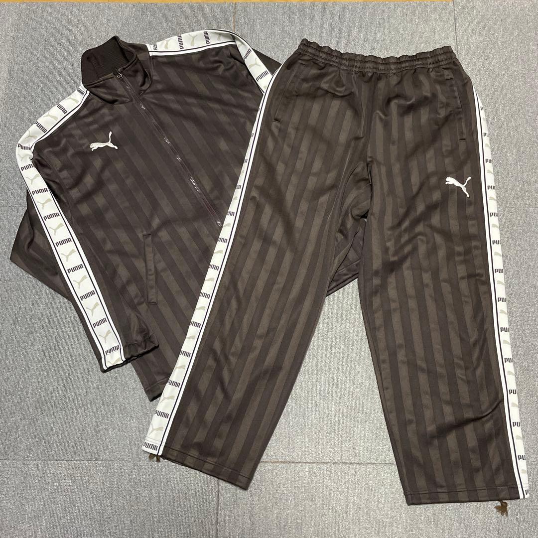 プージャ　ブラウン　上下セットアップ　茶色　プーマ　ジャージ