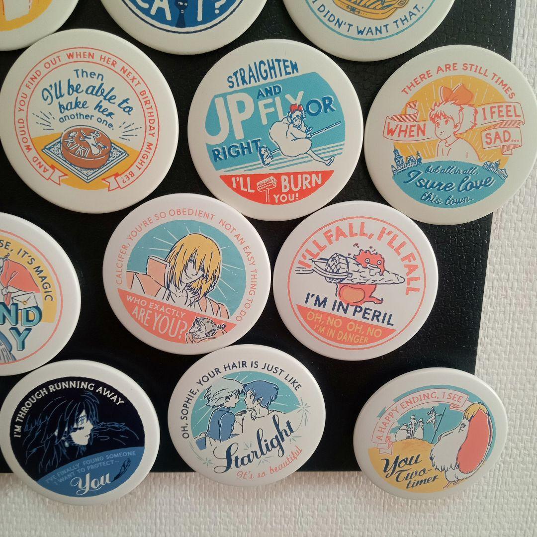 ジブリ 牛乳瓶風 缶バッジコレクション