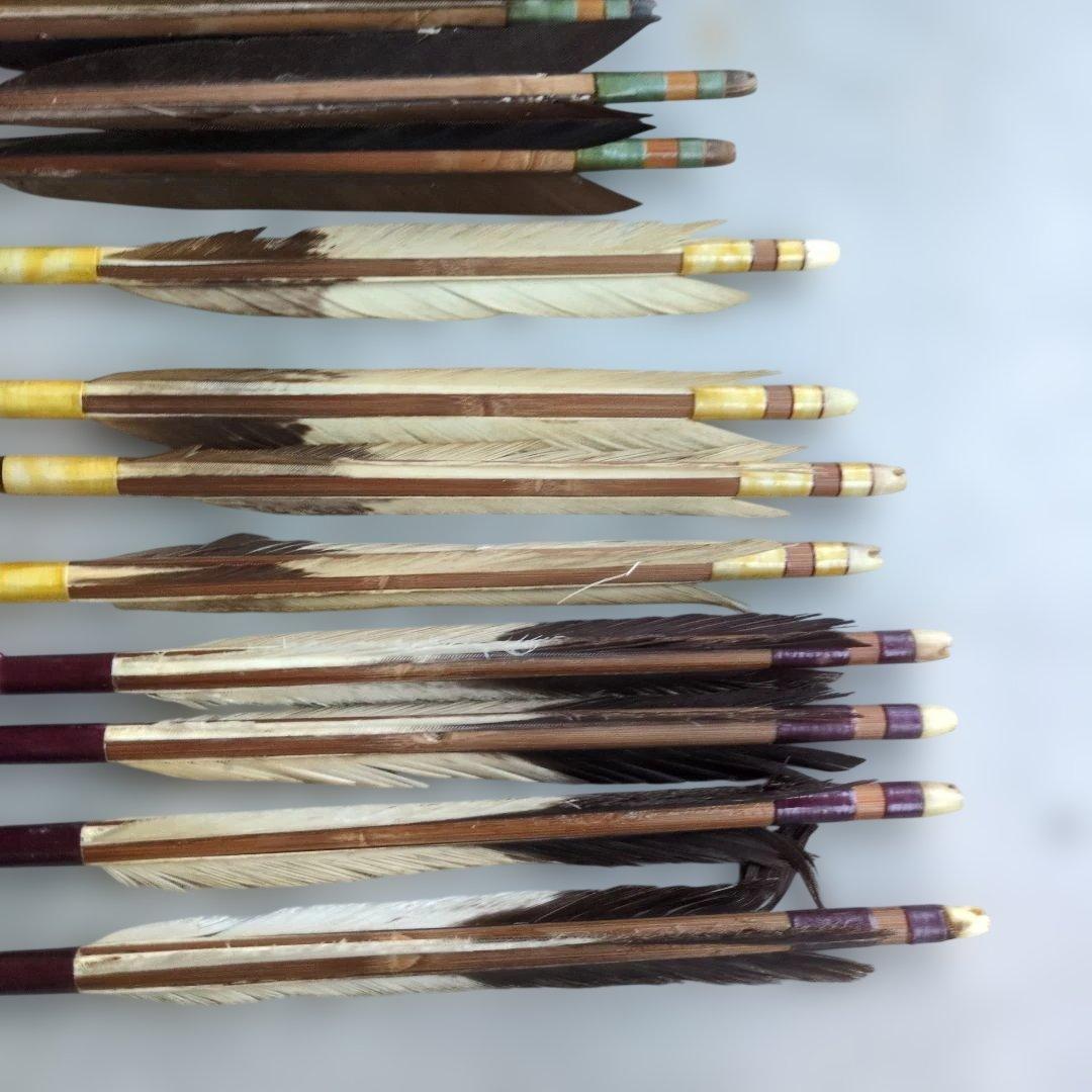 弓矢 矢筒 竹 矢羽 武具 アンティーク 昭和レトロ 弓道 スポーツ プロ