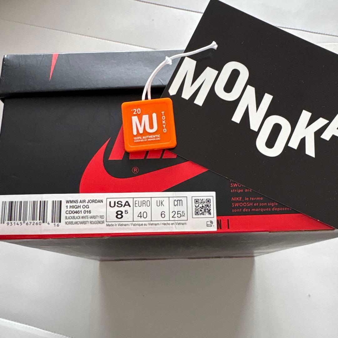 シューズ(男性用) AIR JORDAN 1 Satin BLACK TOE