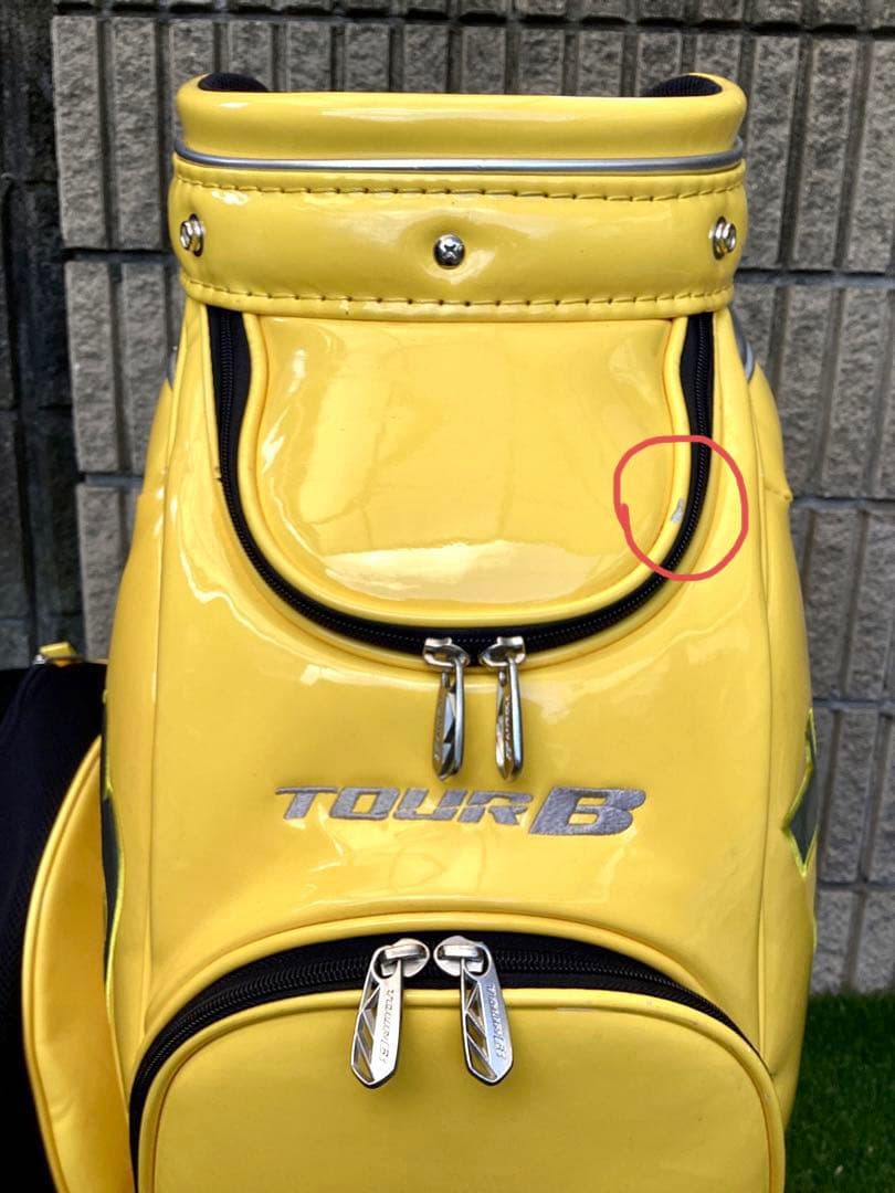 ど*り様 ブリヂストンTOUR B エナメルキャディバッグ