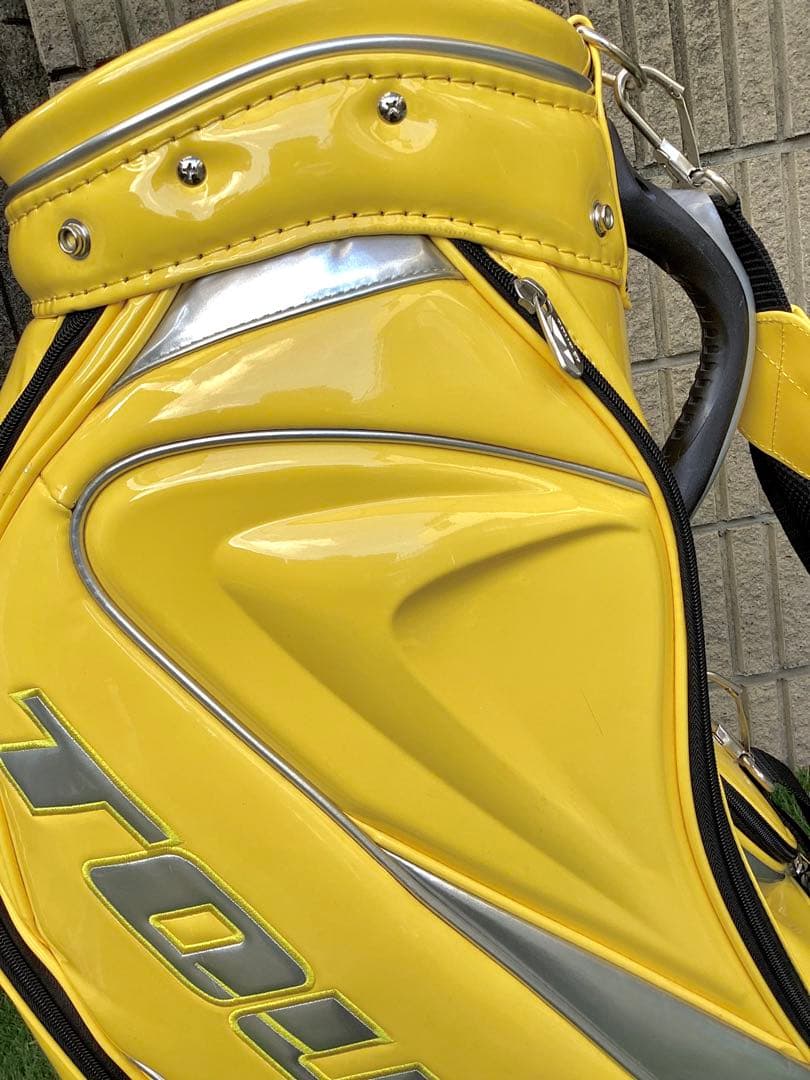 ど*り様 ブリヂストンTOUR B エナメルキャディバッグ