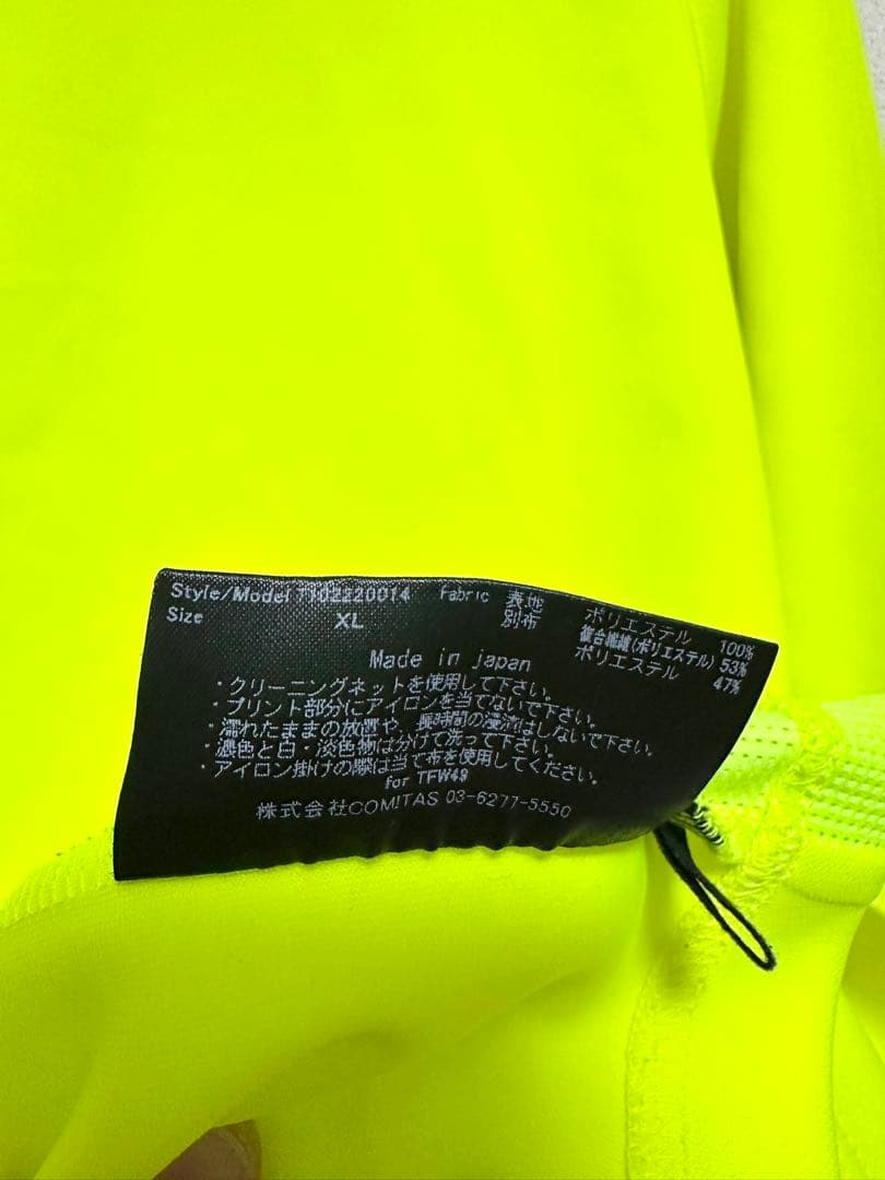 TFW49 モックネック サイドメッシュ　T102220014 XL