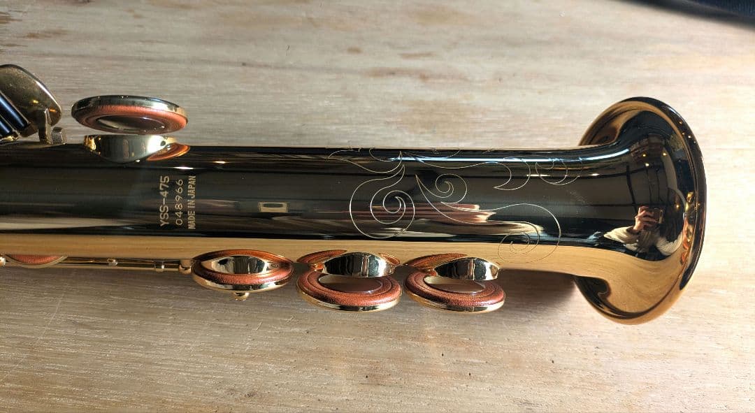 【美品】Yamaha YSS-475 Ⅱ ソプラノサックス本体+ケース+小物