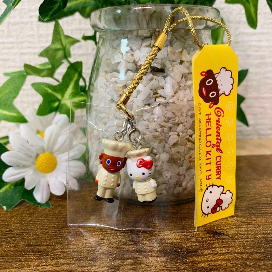 激レア　オリエンタルカレー　コラボ　ハローキティ 根付け　ストラップ　2003年