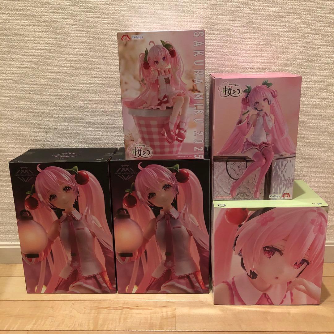 桜ミクフィギュア5点セット