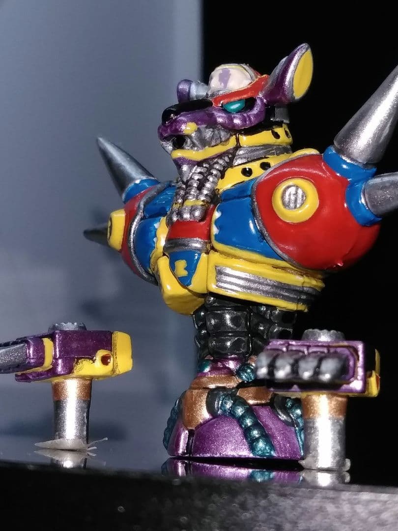 ロックマン フィギュア 消しゴム ロックマンX ウルフシグマ　塗装品