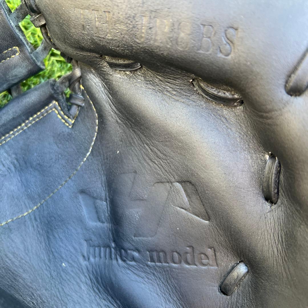 少年用軟式　キャッチャーグローブ 黒