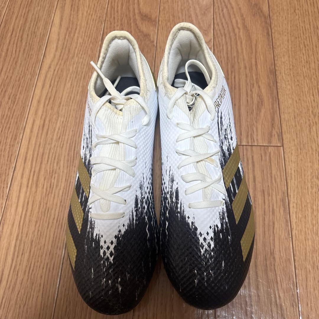 adidasPredator ホワイト×ブラック×ゴールド 24.5cm