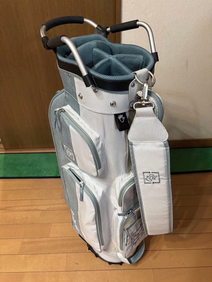 ZOY キャスター付き UNISEX R-PET キャディバッグ フード無