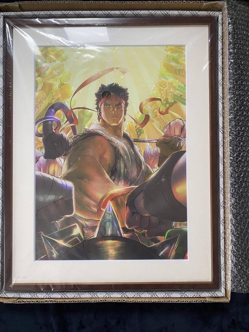 ストリートファイター 30th 額装グラフィックアート シリアルナンバー入り