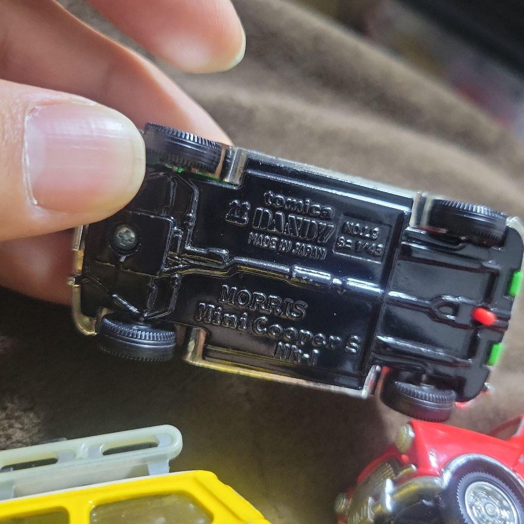 トミカダンディモーリスミニ（緑・赤・黄色）