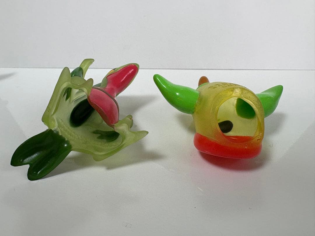 【レア】ポケモン　指人形　草タイプ　まとめ売り　クリア　7体