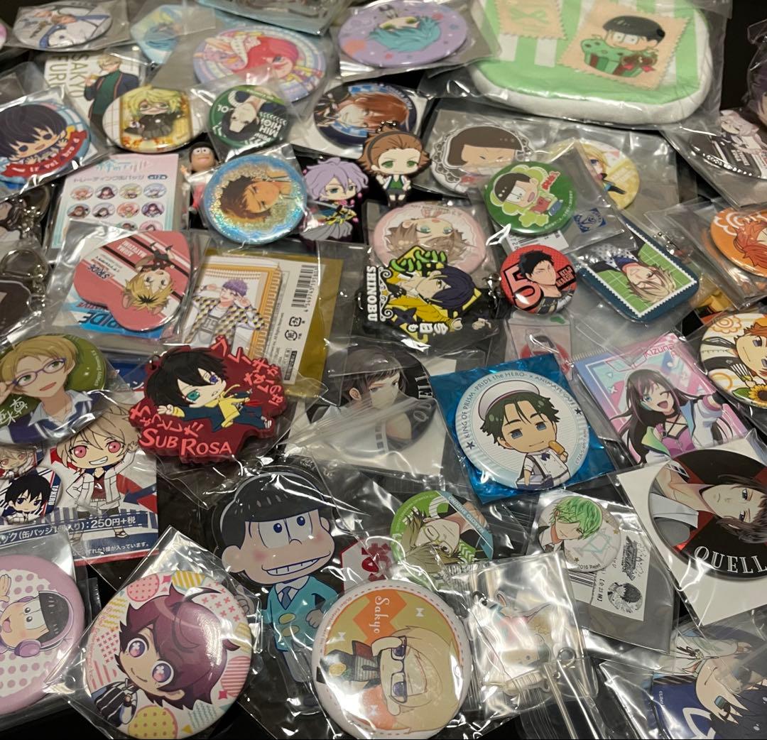 ⑦アニメグッズまとめ売り 大量 80点 缶バッジ アクキー